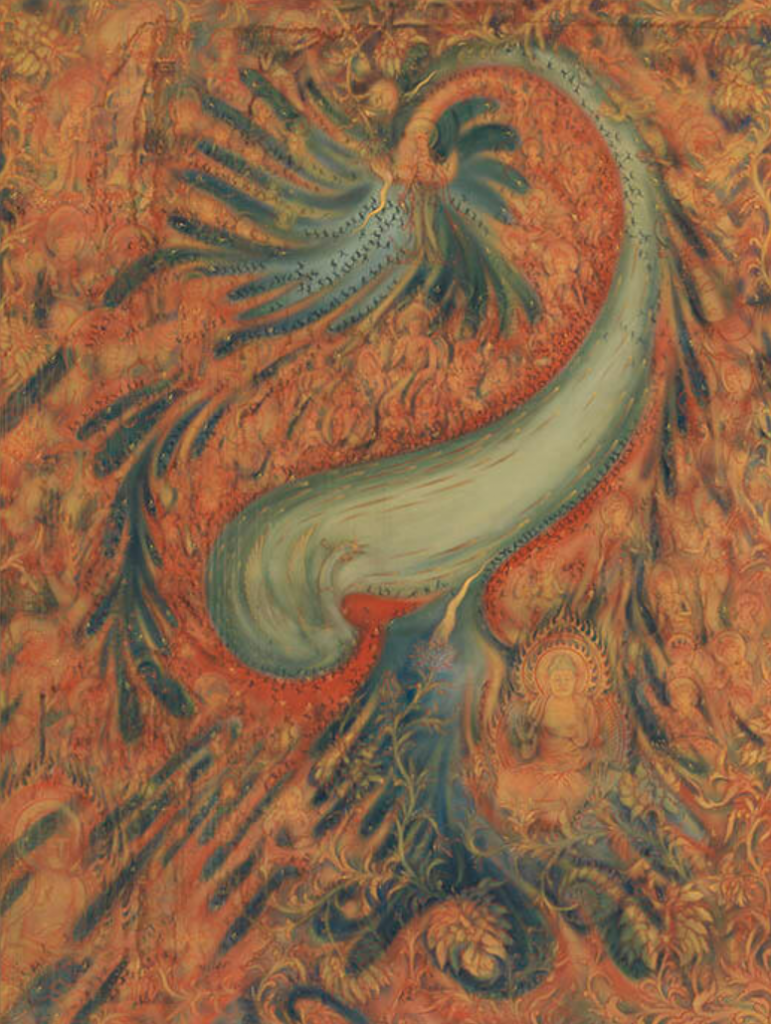 長安右衛門《装飾文様（懊悩）》　1927（昭和2）年　東京藝術大学蔵